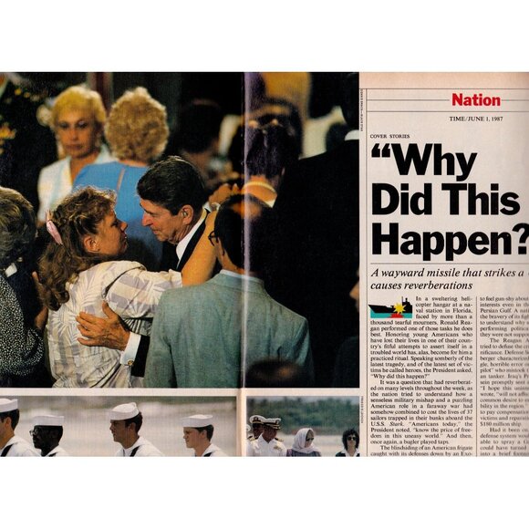 TIME Magazine – June 1, 1987 – “Stark Questions” (USS Stark Attack) - Picture 3 of 7